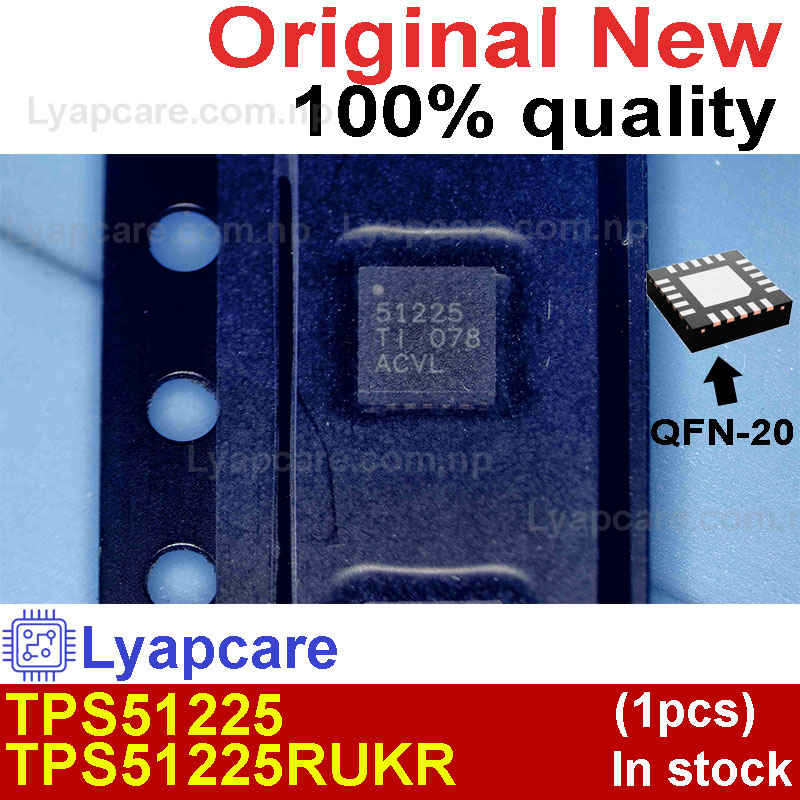 (1piece) 100% New 51225 TPS51225 TPS51225RUKR QFN-20